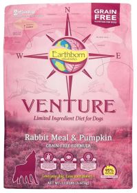 Earthborn Holistic Venture L.I.D. Grain Free Dry Dog Food Rabbit & Pumpkin (Option: 1ea/12.5 lb)