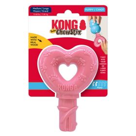 KONG ChewStix Puppy Twist Dog Toy Heart (Option: 1ea/LG)