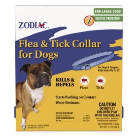 Zodiac Flea and Tick Collar for Dogs (Option: 1ea/Large)
