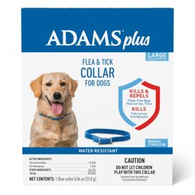 Adams Plus Flea  Tick Collar for Dogs, Small (Option: 1ea/Large)
