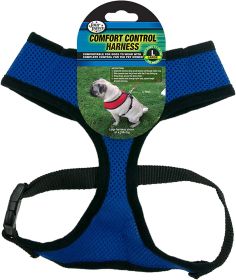 Four Paws Comfort Control Dog Harness Blue (Option: 1ea/Extra Large)