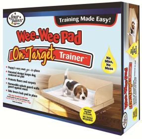 Four Paws Wee (Option: Wee Pad On Target Trainer Dog And Puppy Training Tray)
