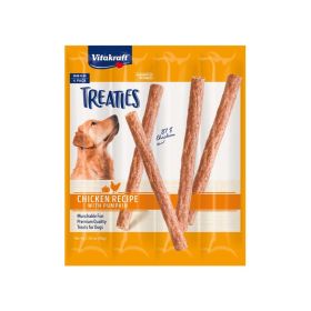 Vitakraft Treaties Dog Treats Smoked Chicken w/Pumpkin (Option: 14ea/1.69 oz, 4 Pc)