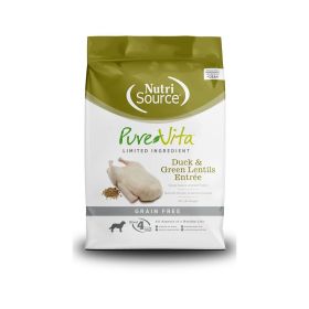 NutriSource PureVita LID Grain Free Dry Dog Food (Option: Duck & Green Lentils EntrÃ©e 25lb)