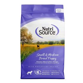 Nutrisource Dog Grain Free Puppy Small Breed Medium Breed (Option: 15lb)