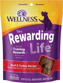 Wellness Rewarding Life Dog 6oz (Option: . Beef Turkey Soft)