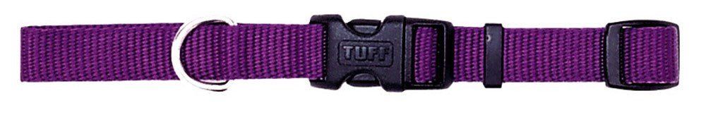 Coastal Adjustable Nylon Dog Collar with Plastic Buckle Purple (Option: 1ea/1 In X 1826 in)