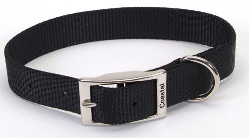 Coastal SinglePly Nylon Collar (Option: Black 1X20In)