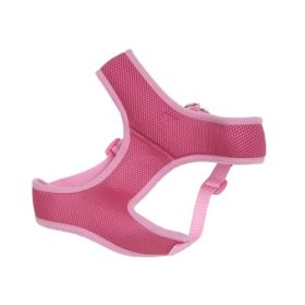 Coastal PetComfort Soft Pink Wrap Adjustable Harness (Option: 3/8 Inch 11 Inch 13 Inch)