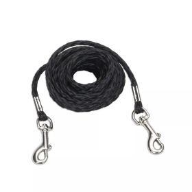 Coastal Poly Petite Dog Tie Out Black, (Option: 1ea/5/32 In X 10 ft)