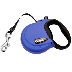 Coastal Retractable Dog Leash Blue, (Option: 1ea/12 ft, XS)