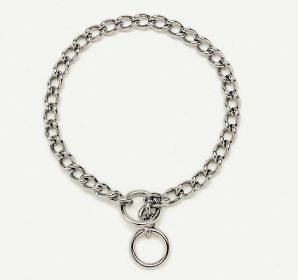 Titan Chain Training Dog Collar X (Option: Heavy Nickel, Chrome 1ea/4 Mm X 20 in)