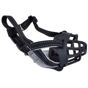 Coastal Pet Soft Basket Muzzle Black (Option: Size 1)
