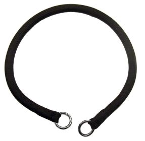 Coastal Round Nylon Training Dog Collar Black, (Option: 1ea/3/8 In X 16 in)