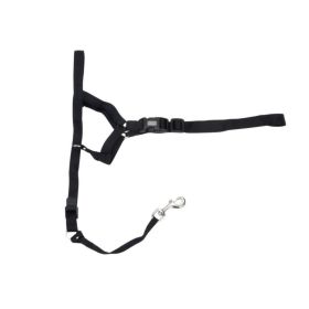 Walk 'n Train Dog Head Halter Black (Option: 1ea/XL)