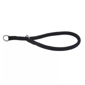 Coastal Round Nylon Training Dog Collar Black, (Option: 1ea/3/8 In X 20 in)