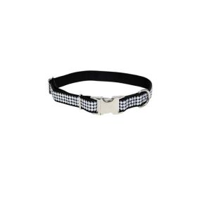 Coastal PetPet Attire Coastal Ribbon Adjustable Nylon Collar With Aluminum Buckle (Option: , 1 Inch X 26 Inch Houndstooth)