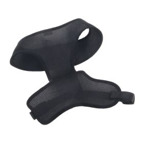 Comfort Soft Adjustable Dog Harness Black (Option: 1ea/SM, 3/4In X 1923 in)