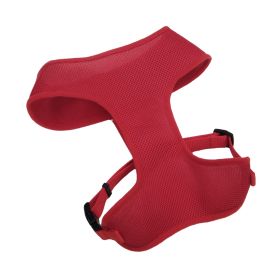 Comfort Soft Adjustable Dog Harness Red (Option: 1ea/MD, 3/4In X 2029 in)