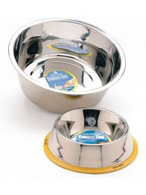 Spot Stainless Steel Mirror Finish NoTip Dog Bowl Silver, (Option: 1ea/24 oz)
