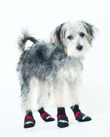 Fashion Pet Extreme All Weather Boots Red/Black (Option: 1ea/XXS)