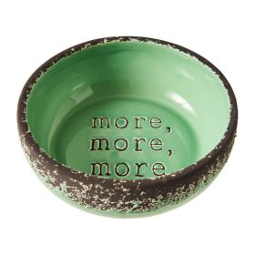 Spot More More Dog Bowl Avocado, (Option: 1ea/5 in)