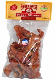 Smokehouse USA Made Piggy Slivers Dog Chew (Option: 1ea/24 pk)
