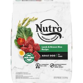 Nutro Products Natural Choice Adult Dry Dog Food Lamb & Brown Rice (Option: 12Lb)