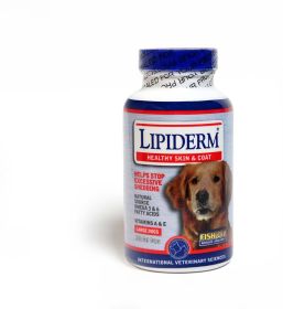 International Veterinary Sciences LIPIDERM GEL Caps Supplement for Large Dog (Option: 1ea/120 Soft Gels)