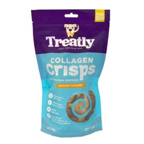 Treatly Collagen Crisps Dog Treats Chicken, (Option: 1ea/10oz.)