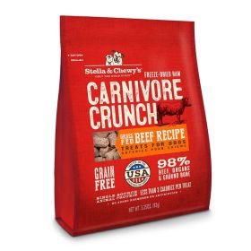 Stella and Chewys Carnivore Crunch (Option: Beef (3.25 oz.))