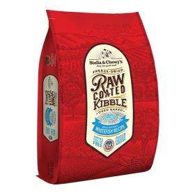 Stella & Chewys Dog Kibble (Option: Raw Coated Whitefish 22Lbs)