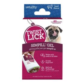 Vetality Twist & Lick Simpill (Option: Beef 2.3oz.)