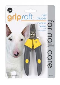 JW Pet Deluxe Dog Nail Clipper Grey/Yellow (Option: 1ea/MD)