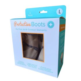ZenPet Protective Dog Boots (Option: 1ea/LG, 2 pk)