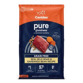 CANIDAE PURE Farm To Bowl GrainFree LID Dry Dog Food (Option: Wild Boar  Garbanzo Bean, 1ea/22 lb)