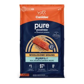 CANIDAE PURE Farm To Bowl w/Wholesome Grains Dry Puppy Food Salmon  Oatmeal, (Option: 1ea/22 lb)