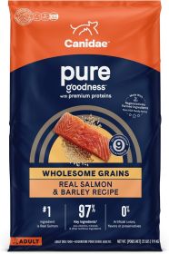 CANIDAE PURE Farm To Bowl  w/Wholesome Grains Dry Dog Food (Option: Salmon  Barley, 1ea/22 lb)