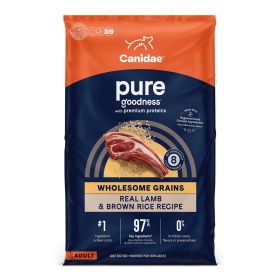 CANIDAE PURE Farm To Bowl  w/Wholesome Grains Dry Dog Food (Option: Lamb  Brown Rice, 1ea/22 lb)
