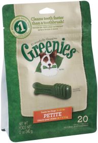 Greenies Dog Dental Treats Petite, Original, (Option: 1ea/12 oz, 20 ct)