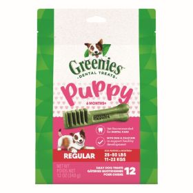 Greenies Puppy 6 Months Dog Dental Treats Regular, (Option: 1ea/12 oz)