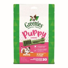 Greenies Puppy 6 Months Dog Dental Treats Teenie, (Option: 1ea/6 oz)
