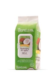 TropiClean Hypo (Option: Allergenic Cleaning Wipes for Dogs 1ea/100 ct)
