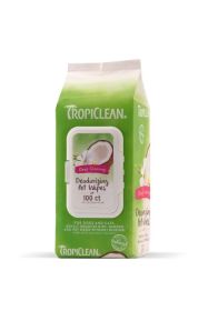 TropiClean Deep Cleaning Wipes for Dogs (Option: 1ea/100 ct)