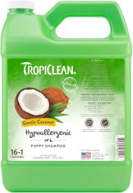 TropiClean Gentle Coconut Hypoallergenic Puppy and Kitten Shampoo (Option: 1ea/1 gal)