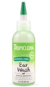 TropiClean Alcohol Free Ear Wash (Option: 1ea/4 fl oz)