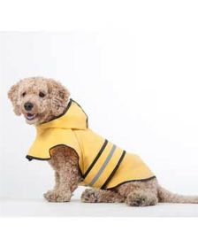 Fashion Pet Rainy Day Slicker Yellow (Option: 1ea/SM)