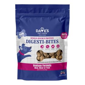 Dave's Pet Food Dog Digesti (Option: Bites FreezeDried Venison 10oz.)