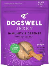 Dogswell Immunity & Defense Grain free Jerky Dog Treat Regular Chicken (Option: 1ea/12 oz)