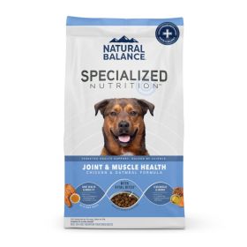 Natural Balance Pet Foods Specialized Joint  Muscle Dry Dog Food Chicken  Oatmeal, (Option: 1ea/22 lb)